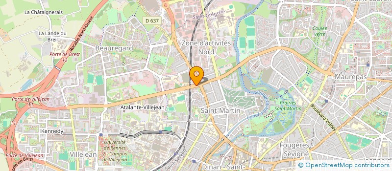 localisation de l'entreprise MANAG' TON STAPS  RENNES