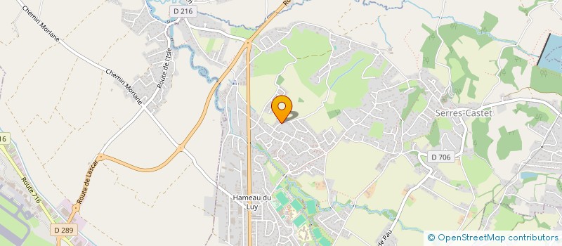 localisation de l'entreprise MANAGA à SERRES-CASTET