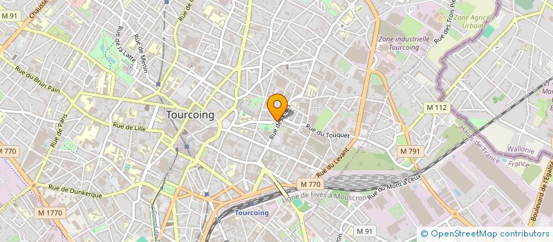 localisation de l'entreprise MANAGARM à TOURCOING