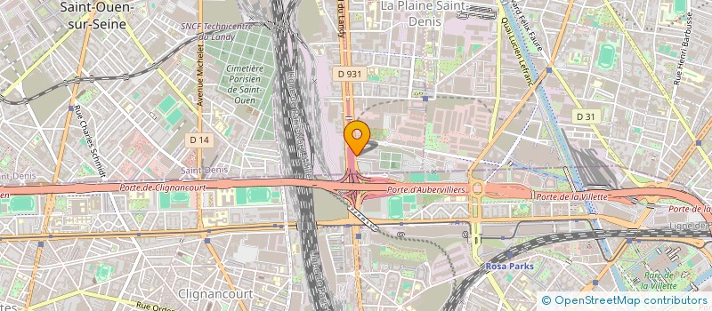 localisation de l'entreprise MANAGECAB PARIS  SAINT-DENIS