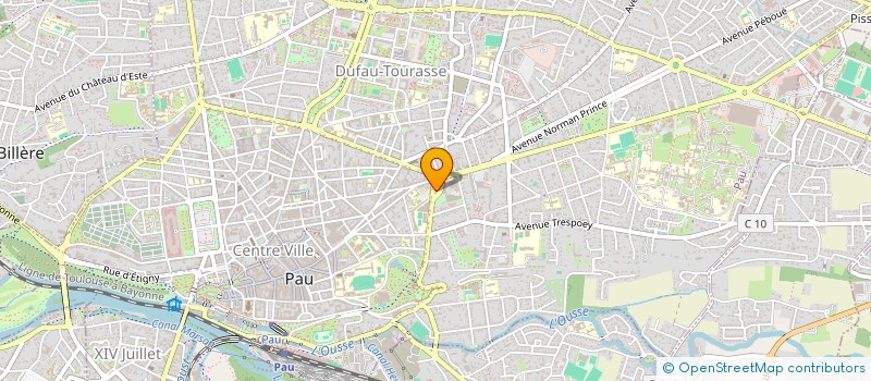 localisation de l'entreprise MANAGED CODE à PAU