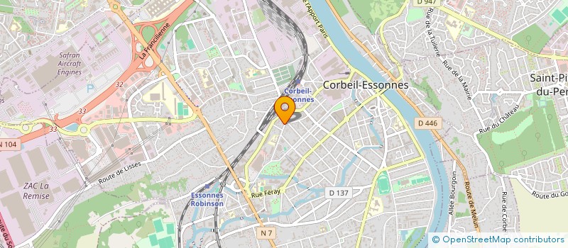 localisation de l'entreprise MANAGEMENT AIDS REGIE à CORBEIL-ESSONNES