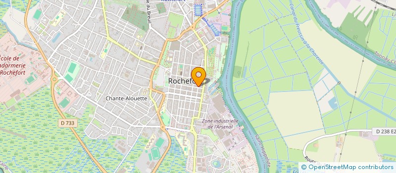 localisation de l'entreprise MANAGEMENT AND CO  ROCHEFORT