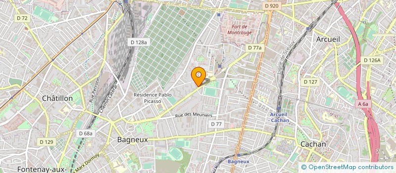 localisation de l'entreprise MANAGEMENT AND FINANCIAL CONSULTING à BAGNEUX