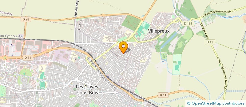 localisation de l'entreprise MANAGEMENT&B  VILLEPREUX