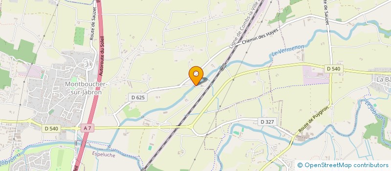 localisation de l'entreprise MANAGEMENT BUSINESS EVENTS  MONTBOUCHER-SUR-JABRON