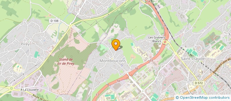 localisation de l'entreprise MANAGEMENT COMPTA GESTION INFORMATIQUE à BESANCON