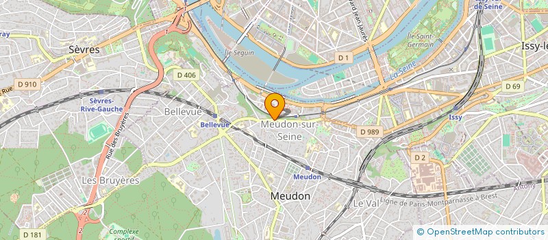 localisation de l'entreprise MANAGEMENT CONSEIL COMMUNICATION à MEUDON