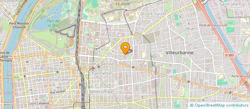 localisation de l'entreprise MANAGEMENT CONSEIL TEAM-BUILDING  VILLEURBANNE