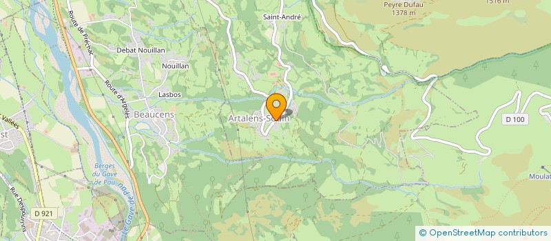 localisation de l'entreprise MANAGEMENT CONSTRUCTION  ARTALENS-SOUIN