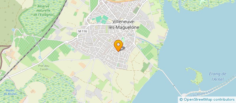 localisation de l'entreprise MANAGEMENT DATA INNOVATION - MDI  VILLENEUVE-LES-MAGUELONE