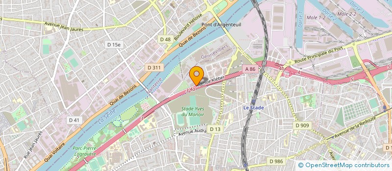 localisation de l'entreprise MANAGEMENT DE L AVENIR à COLOMBES