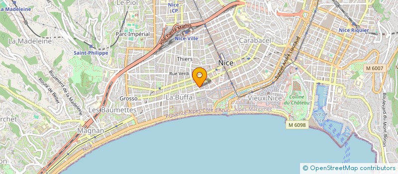 localisation de l'entreprise MANAGEMENT ET ASSOCIES à NICE