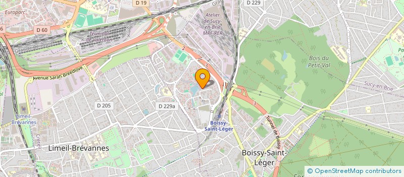 localisation de l'entreprise MANAGEMENT ET CONSEIL SARL à BOISSY-SAINT-LEGER
