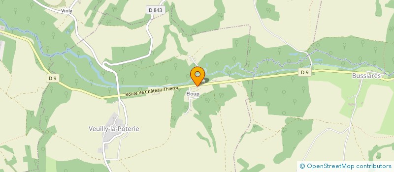 localisation de l'entreprise MANAGEMENT ET MATERIELS POUR L'ENVIRONNEMENT à VEUILLY-LA-POTERIE