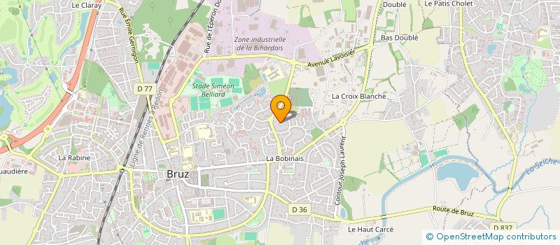 localisation de l'entreprise MANAGEMENT ET PERFORMANCE  BRUZ