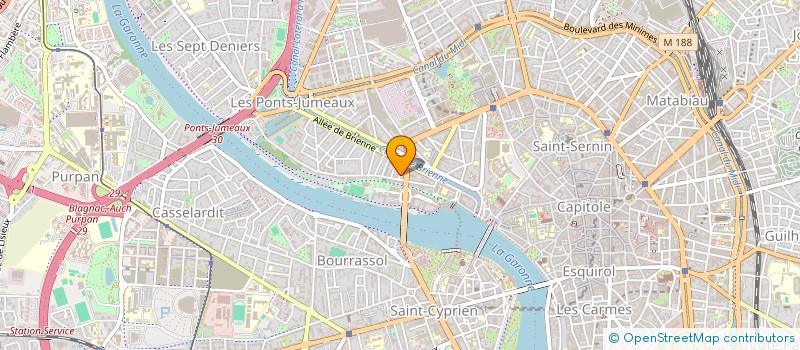 localisation de l'entreprise MANAGEMENT & FINANCE  TOULOUSE