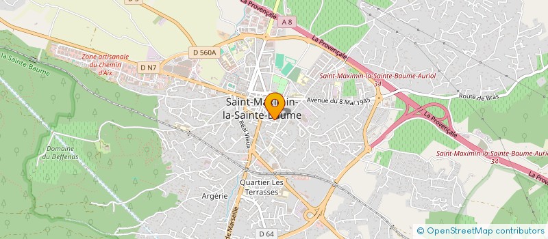 localisation de l'entreprise MANAGEMENT INTELLIGENCE FOR BUSINESS SECRETARIAT TRADE REPORTING ADVERTISING LOGISTICS FOR SEVEN  SAINT-MAXIMIN-LA-SAINTE-BAUME
