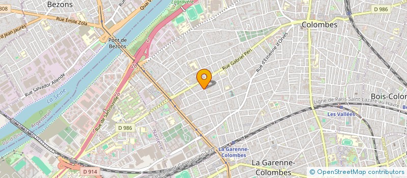 localisation de l'entreprise MANAGEMENT INVESTISSEMENTS  COLOMBES