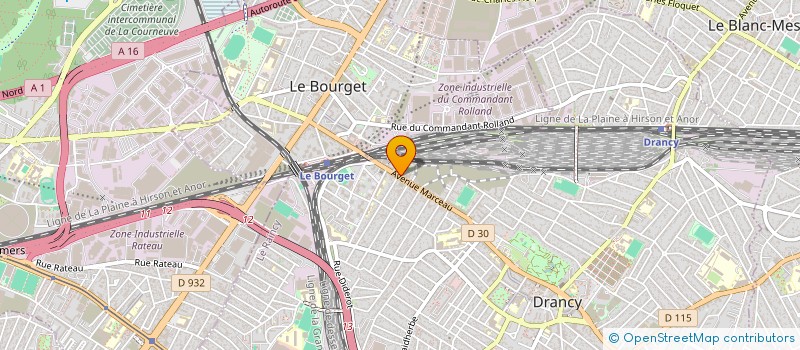 localisation de l'entreprise MANAGEMENT LOCOMOTIVE  DRANCY