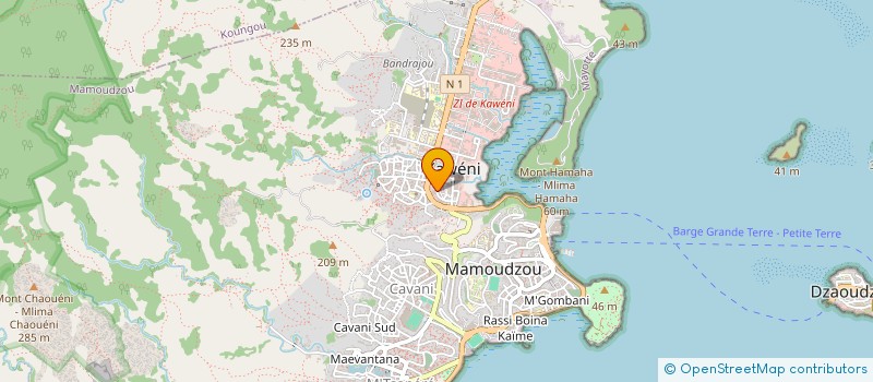 localisation de l'entreprise MANAGEMENT LOGISTIQUE & SERVICES à MAMOUDZOU