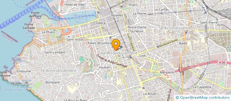 localisation de l'entreprise MANAGEMENT RECHERCHE CONSTRUCTION à MARSEILLE