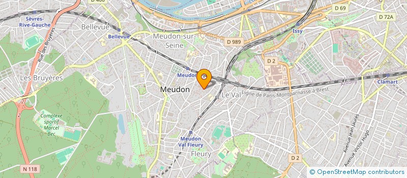 localisation de l'entreprise MANAGEMENT RESSOURCES EXCELLENCE JONCTION EXECUTIVES NETWORK à MEUDON