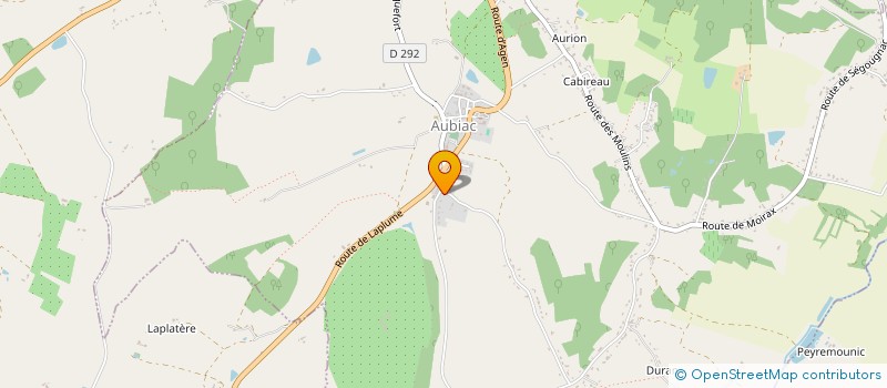 localisation de l'entreprise MANAGEMENT TRANSITION INVESTISSEMENT SUD-OUEST  AUBIAC