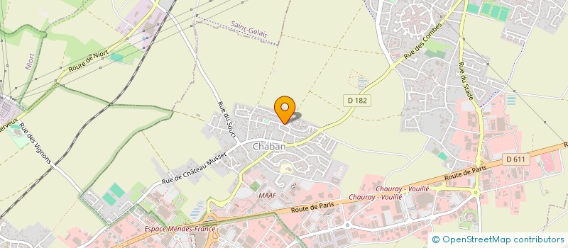 localisation de l'entreprise MANAGEMENTIEL à CHAURAY