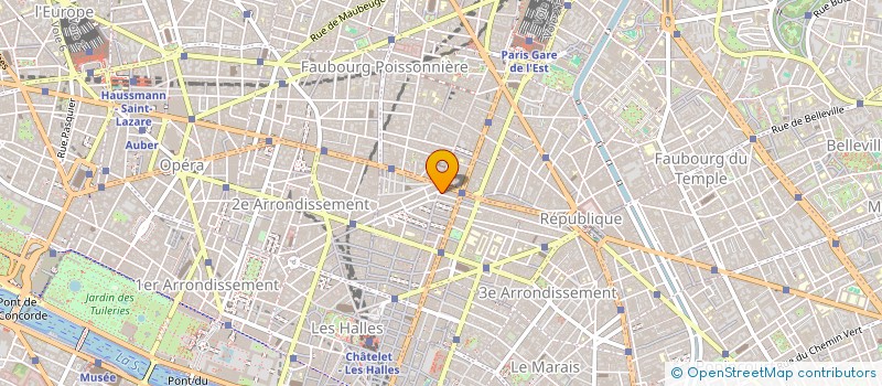 localisation de l'entreprise MANAGEMENTS BATIMENTS à PARIS