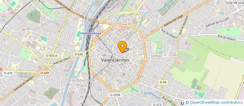 localisation de l'entreprise MANAGER à VALENCIENNES