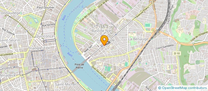 localisation de l'entreprise MANAGER ' S à BORDEAUX