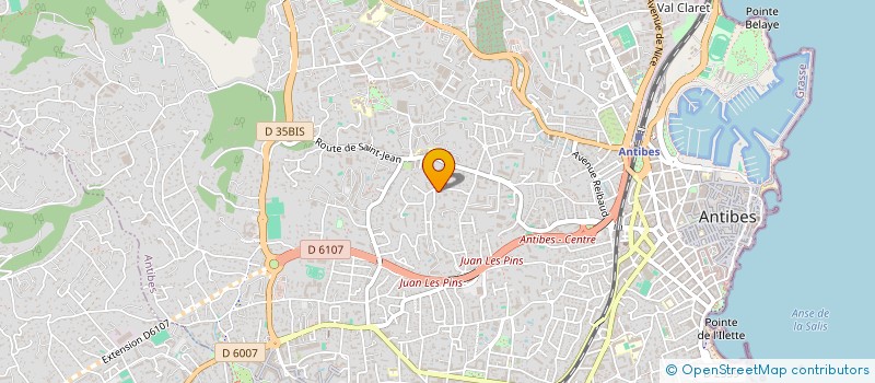 localisation de l'entreprise MANAGERS à ANTIBES