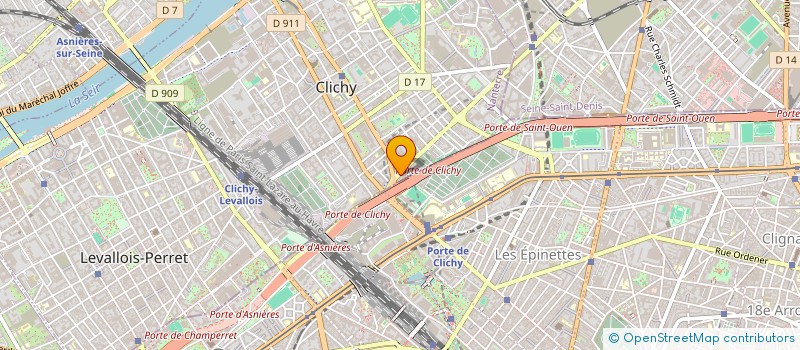 localisation de l'entreprise MANAGERS ASSOCIES PR SERVICES SPECIALISE à CLICHY