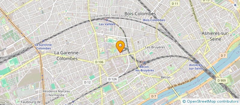 localisation de l'entreprise MANAGEVENTS à BOIS-COLOMBES