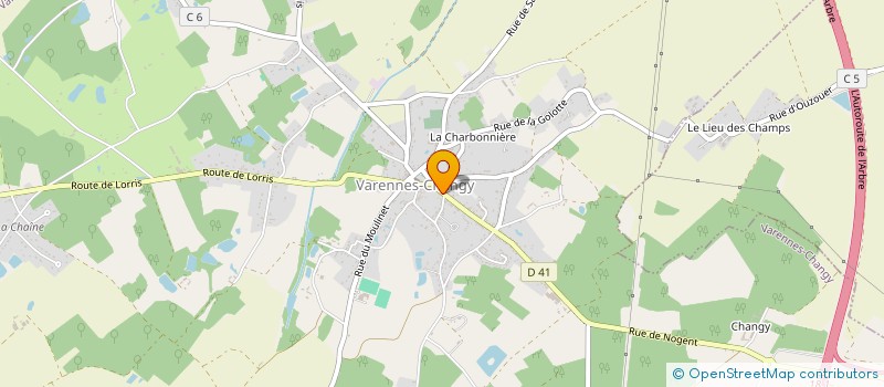localisation de l'entreprise MANAGOU à VARENNES-CHANGY