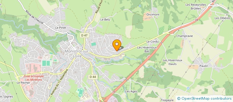 localisation de l'entreprise MANAGR  MONISTROL-SUR-LOIRE