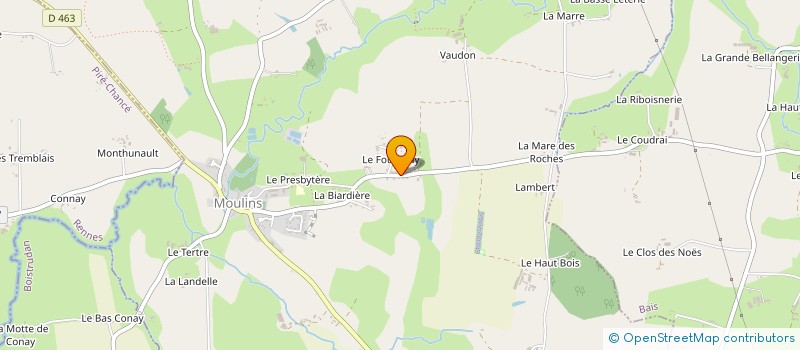 localisation de l'entreprise MANAHE  MOULINS