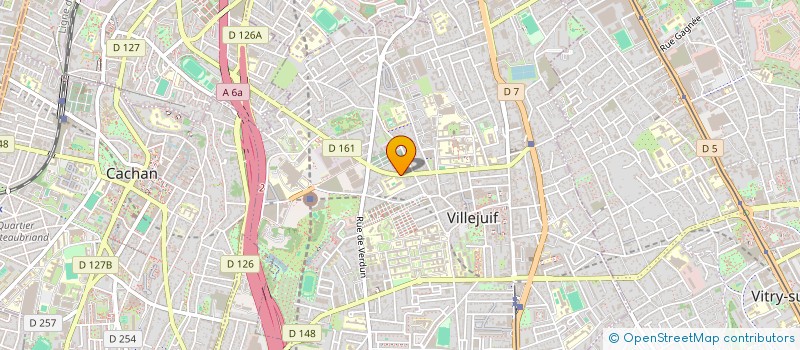 localisation de l'entreprise MANAI à VILLEJUIF