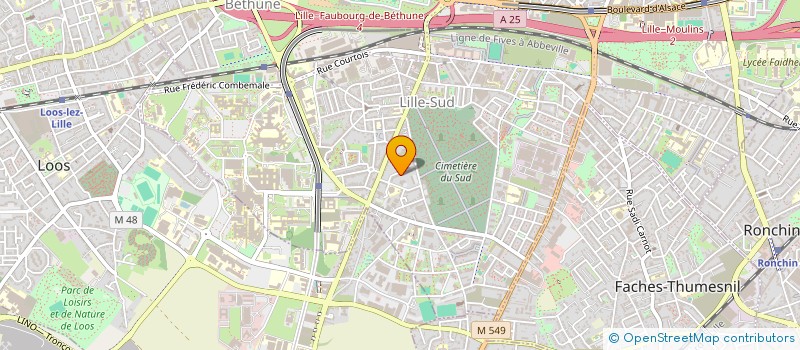 localisation de l'entreprise MANAI DRIVER à LILLE