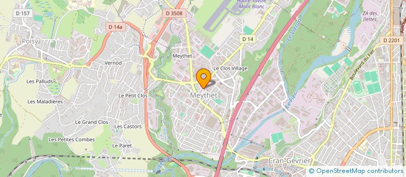 localisation de l'entreprise MANAI HAUTE SAVOIE TRANSPORT  ANNECY