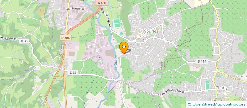 localisation de l'entreprise MANAILS  VOURLES