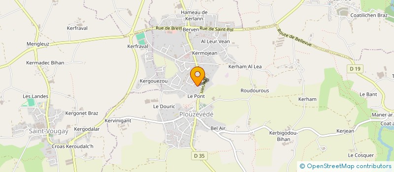 localisation de l'entreprise MANAIS  PLOUZEVEDE