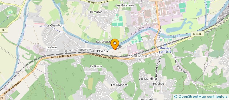 localisation de l'entreprise MANAIS  MARSAC-SUR-L'ISLE