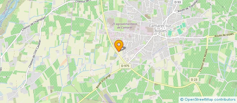 localisation de l'entreprise MANAJADE  CAMARET-SUR-AIGUES