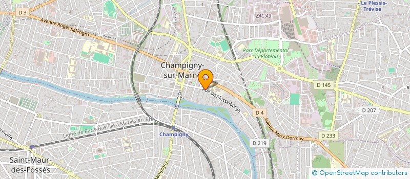 localisation de l'entreprise MANAJIK à NOISY-LE-SEC