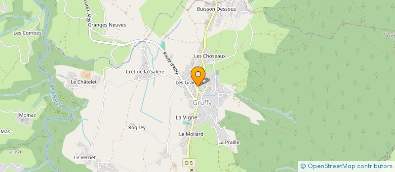 localisation de l'entreprise MANAJOY  GRUFFY