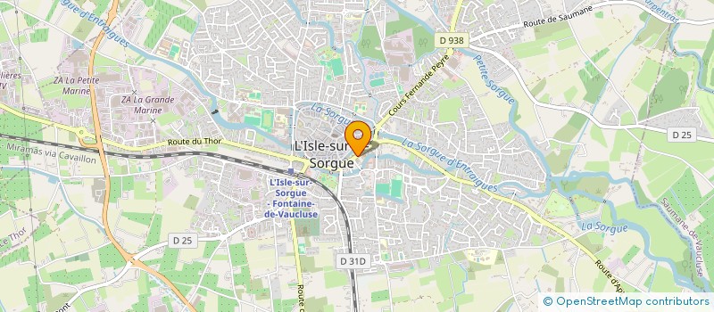 localisation de l'entreprise MANAKA à L ISLE SUR LA SORGUE