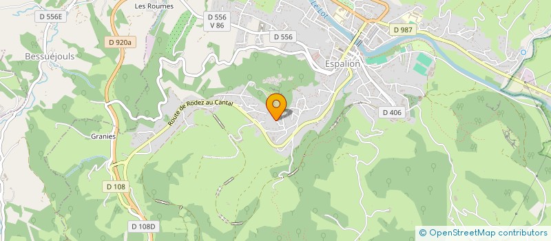 localisation de l'entreprise MANAKA à ESPALION