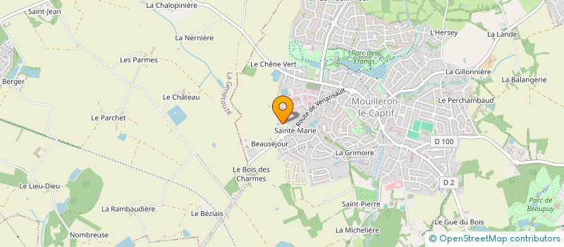 localisation de l'entreprise MANAKAP  MOUILLERON-LE-CAPTIF